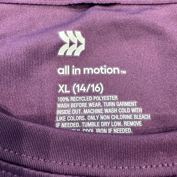 NWOT Rise Then Shine Purple Tee - Girls XL (14/16) - Picture 2 of 5